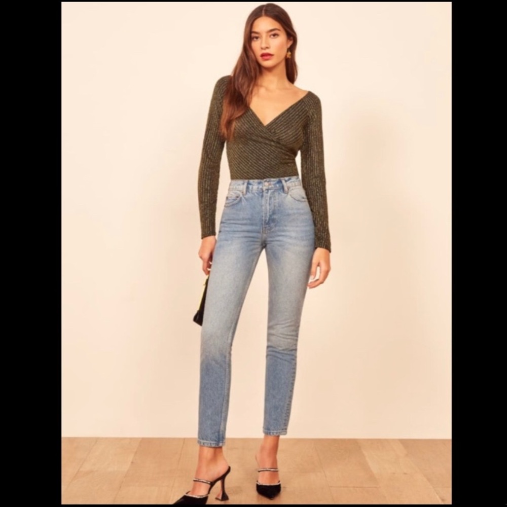 NWT Reformation Julia High Cigarette Jean